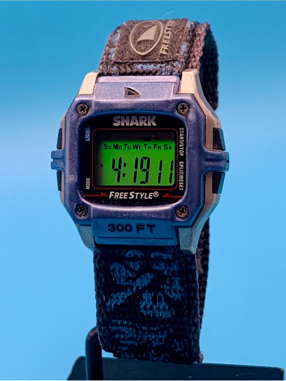 FREESTYLE SHARK Model 779 Women’s Vintage Watch Chrono Backlight Works New Batt